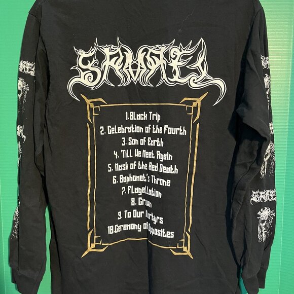 Samael Ceremony of Opposites Long Sleeve Shirt S Black – Heavyweight Band Tee Un - Picture 2 of 6
